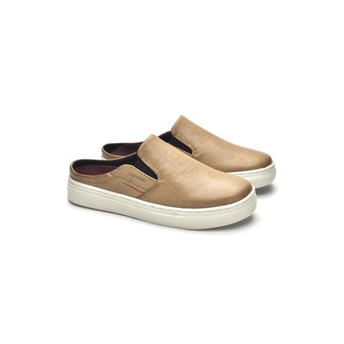 Slip On Yate Infantil Stratus em Couro - Areia