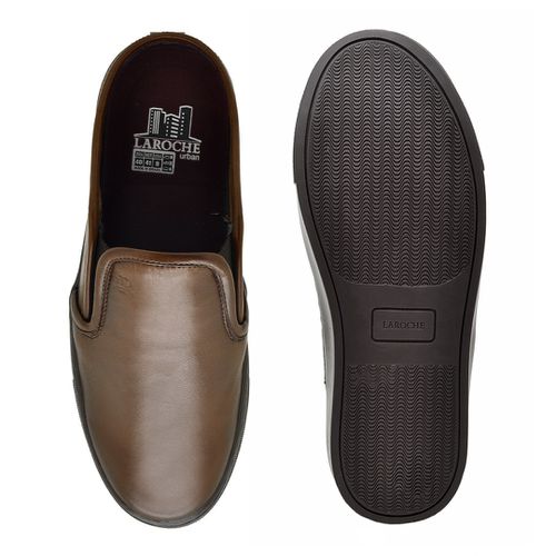 Mule Masculino Stratus Marrom em Couro Cal ados Laroche