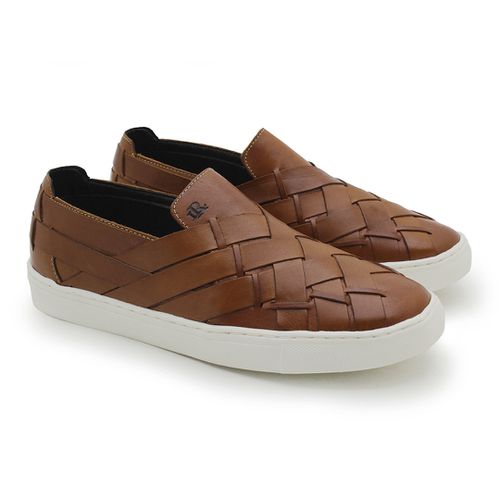 Slip em Couro Stratus Masculino Tan