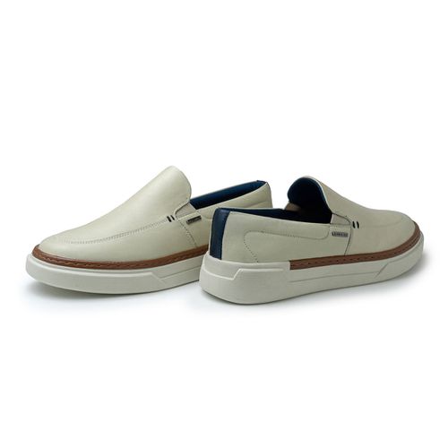 Slip On Iate Masculino Titanium em Couro Neve Cal ados Laroche
