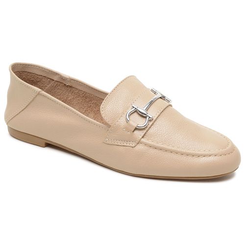 Mocassim Silvia Feminino Couro Legítimo - Loja Miuzzi