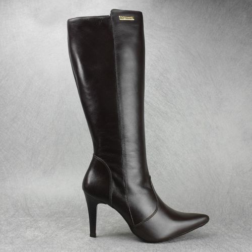 Bota Feminina Bico Fino Couro Legitimo - Loja Miuzzi