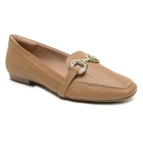 Mocassim Feminino Croco Couro Legítimo - Loja Miuzzi