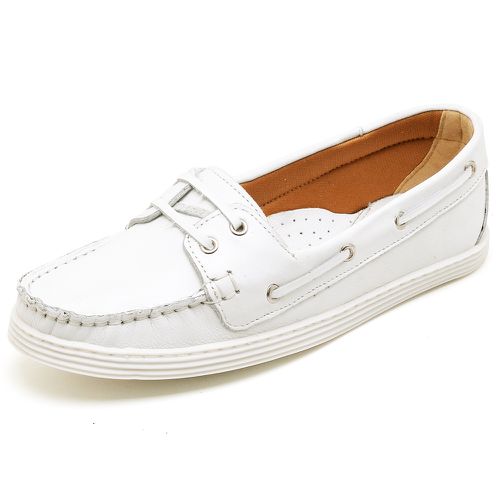 Sider Feminino Couro Legítimo Pierrô - Branco - Loja Pierrô | Calçados Masculinos e Femininos