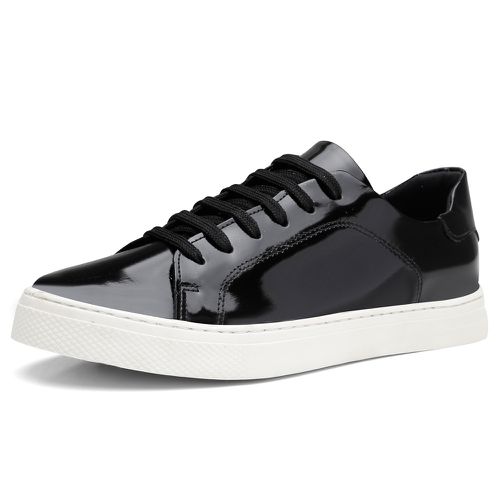 Tênis Feminino Slip On Couro Legítimo Pierrô - Preto Verniz - Loja Pierrô | Calçados Masculinos e Femininos
