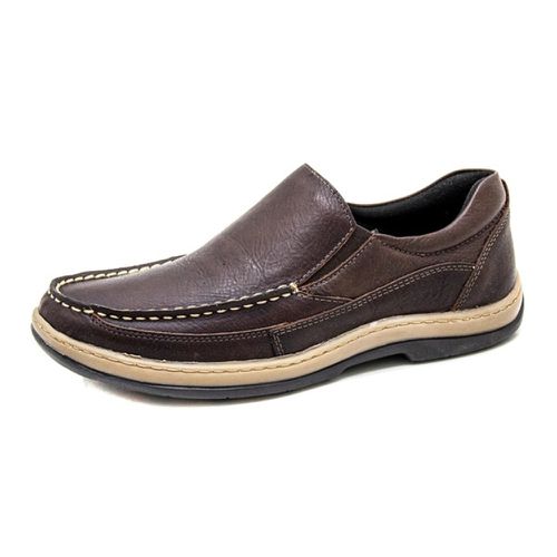 Sapato Masculino Casual conforto couro legítimo cor café - Loja Pierrô | Calçados Masculinos e Femininos