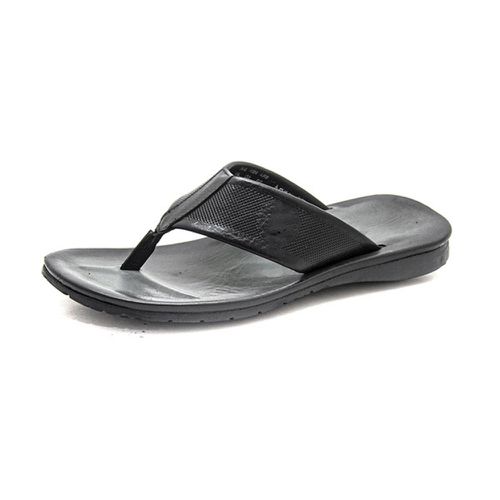 Chinelo Masculino couro legítimo cor preto - Loja Pierrô | Calçados Masculinos e Femininos