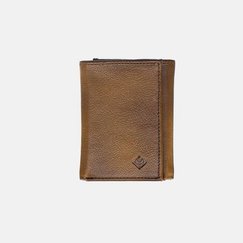 Carteira masculina comum pocket couro legítimo cor café - Loja Pierrô | Calçados Masculinos e Femininos