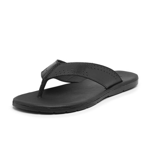 Chinelo Masculino confortável couro legítimo cor preto - Loja Pierrô | Calçados Masculinos e Femininos