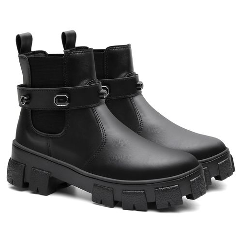 Bota Chelsea Feminina Cano Curto Conforto Tratorad... - LOJASANTAROSA