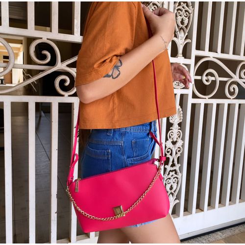 Bolsa Rosa Vizzano Alça Regulável - LOJASANTAROSA