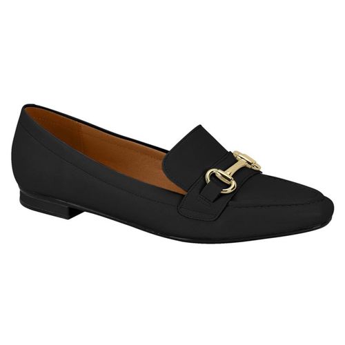 Mocassim Baixo Feminino Sapatilha Vizzano Preto Br... - LOJASANTAROSA