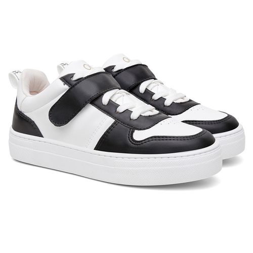 Tênis Feminino Branco e Preto Blogueira - LOJASANTAROSA
