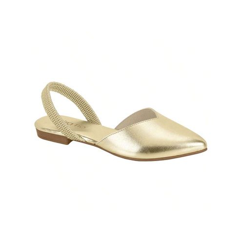 Sapatilha Beira Rio Slingback Mule Dourado Confort... - LOJASANTAROSA