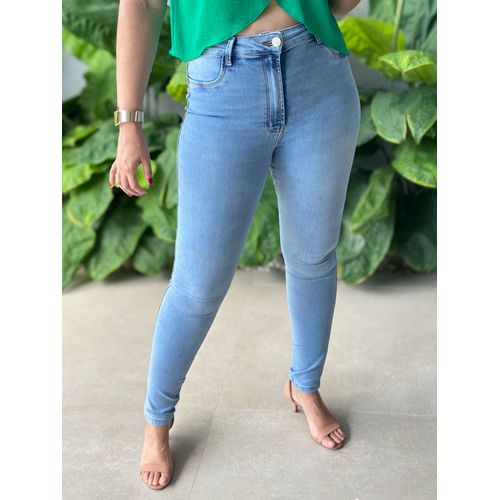 Calça Jeans Carmem Skinny Cós alto 2039 LAVAGEM CL... - LOJA TUTTI FRUTTI