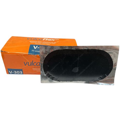 Remendo Oval a Frio V-303 Caixa com 25 Unidades Vulcaflex - Mabore