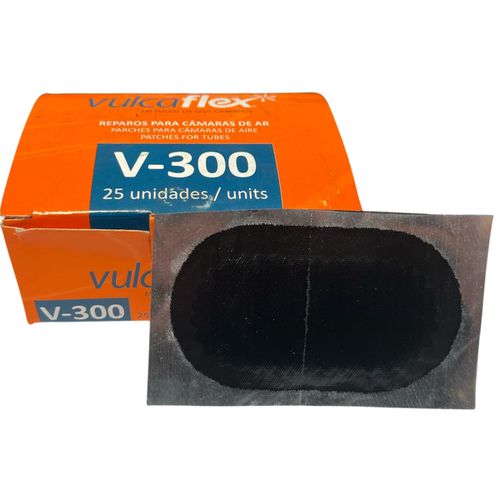 Remendo Oval a Frio V-300 Caixa com 25 Unidades Vulcaflex - Mabore