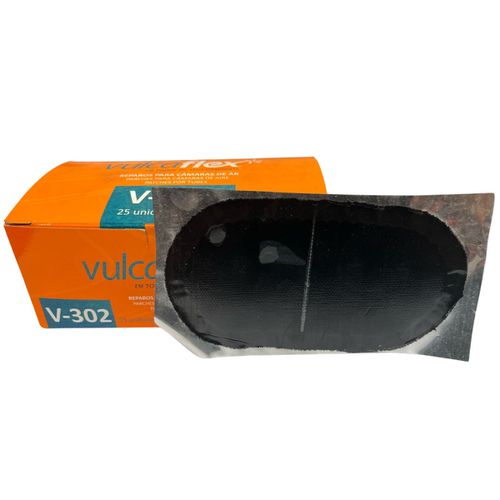 Remendo Oval a Frio V-302 Caixa com 25 Unidades Vulcaflex - Mabore
