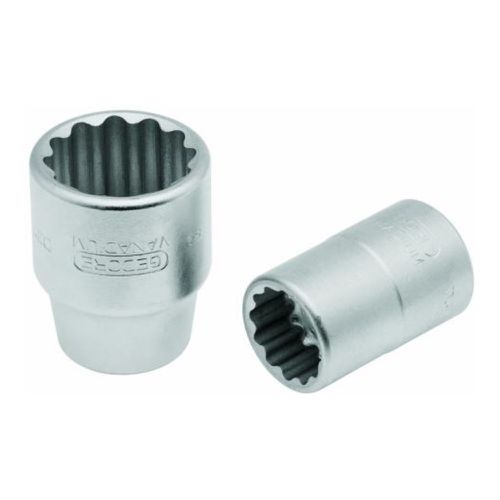 Soquete Estriado Crv Curto 21mm Encaixe 3/4 Pol 017.017 Gedo... - Mabore