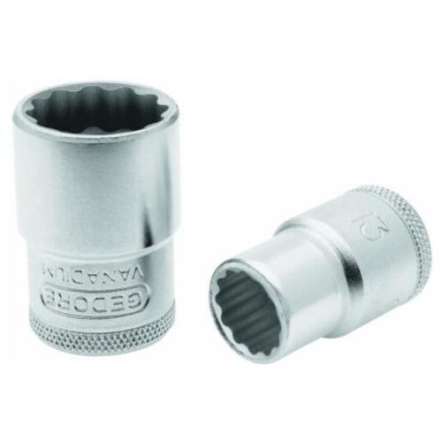 Soquete Estriado Crv Curto 15 mm Encaixe 1/2 Pol 015.106 Ged... - Mabore