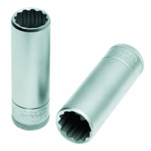 Soquete Estriado Crv Longo 12 mm Encaixe 1/2 Pol 015.706 Ged... - Mabore
