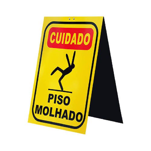 Cavalete Cuidado. Piso Molhado 700.30958 Plastcor - Mabore