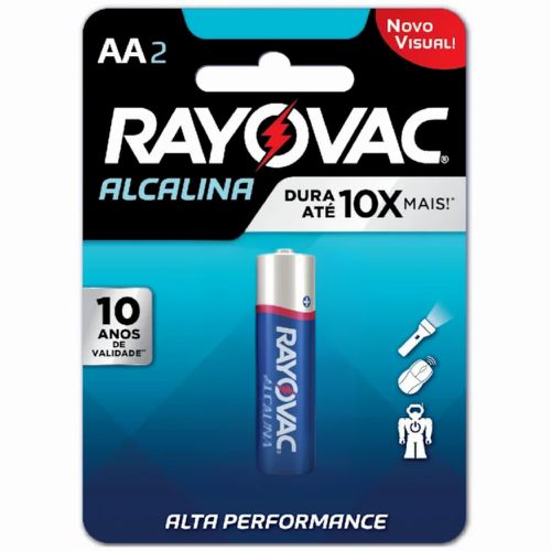 Pilha Alcalina Pequena AA Raiovac - Mabore