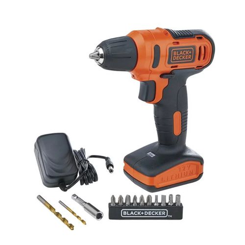 Parafusadeira Furadeira 3/8 Pol 12V LD12SP-BR Black Decker - Mabore