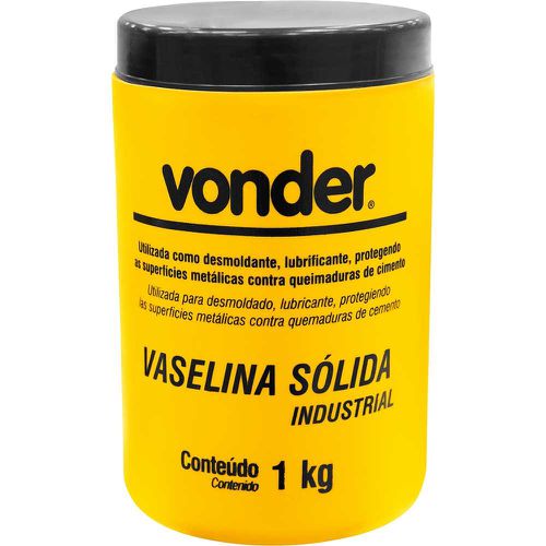 Vaselina Sólida Industrial 1Kg 5160010000 Vonder - Mabore