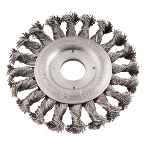 Escova Circular de Aço Carbono torcida 4.1/2 x 1/4 x 7/8 Pol... - Mabore