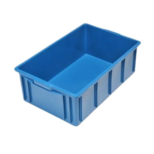Caixa Plástica PP Fechada Azul 130L PB1010 Plasbox - Mabore