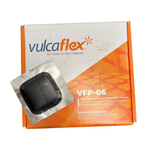 Manchão Tapa Furo VFP-06 Caixa com 100 Unidades Vulcaflex - 22685 - Mabore