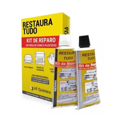 Adesivo Reparador Veda-Choque 190G 101-100-68 HF Química - Mabore