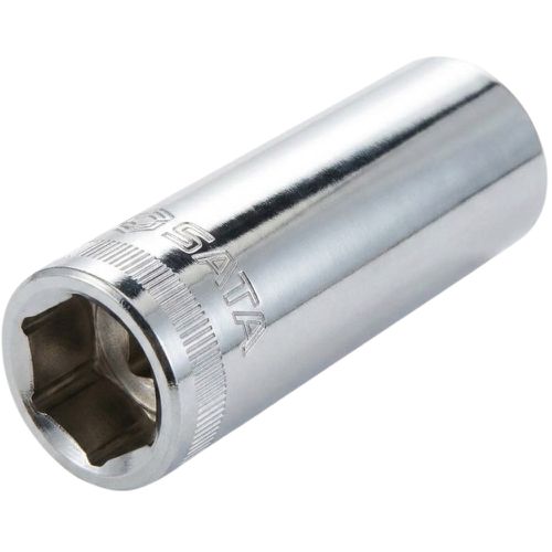 Soquete Estriado CRV Longo 17mm Encaixe 1/2 Pol ST13817 Sata - Mabore