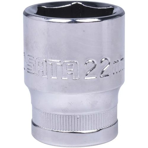 Soquete Sextavado CRV 22mm Encaixe 1/2 Pol ST13313SC Sata - Mabore