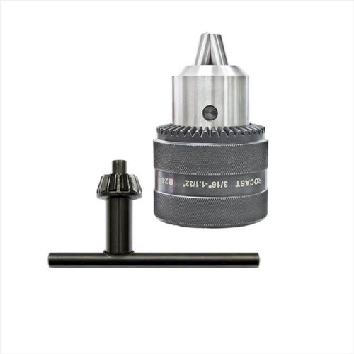Mandril Com Chave 1 à 10 Mm 3/8 Pol x 24f 43.0005 Rocast - Mabore