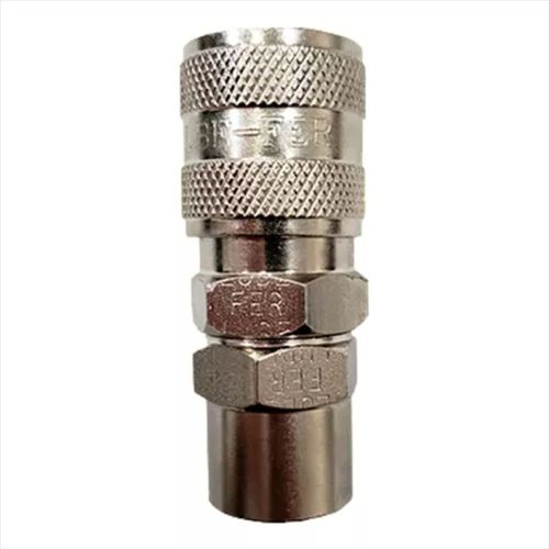 Engate Rápido Fêmea 1/2 Pol Npt-14 Com Esfera c Lubefer - Mabore