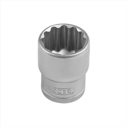 Soquete Estriado CRV Curto 30mm Encaixe 1/2 Pol 15.119 Gedor - Mabore