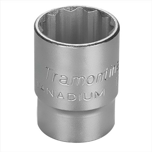 Soquete Estriado Crv Curto 21mm Encaixe 1/2 Pol 44833121 Tra... - Mabore