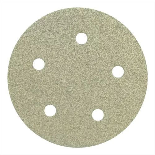 Disco Lixa 125mm Com 5 Furos 800gr Dlg1255800 Golden - Mabore