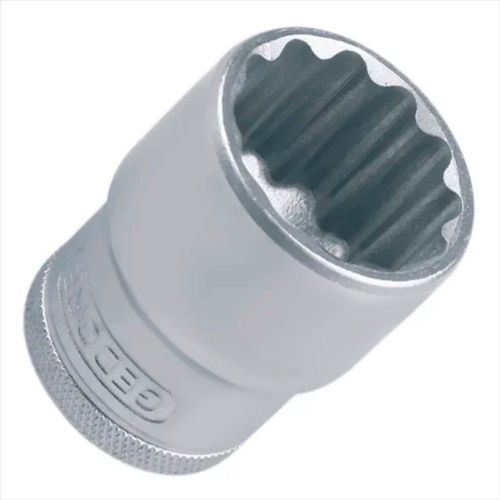 Soquete Estriado Crv Curto 21mm Encaixe 1/2 Pol 015.112 Gedo... - Mabore