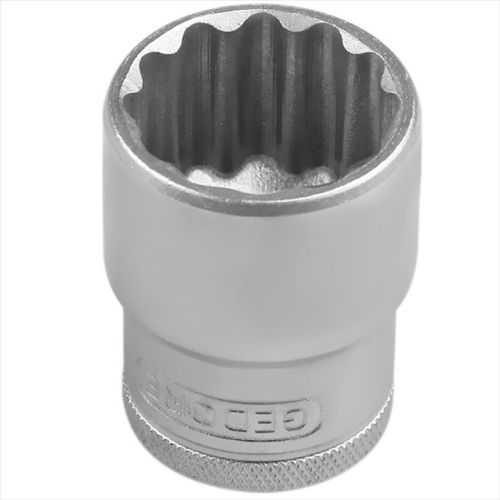 Soquete Estriado Crv Curto 15mm Encaixe 1/2 Pol 015.106 Gedo... - Mabore