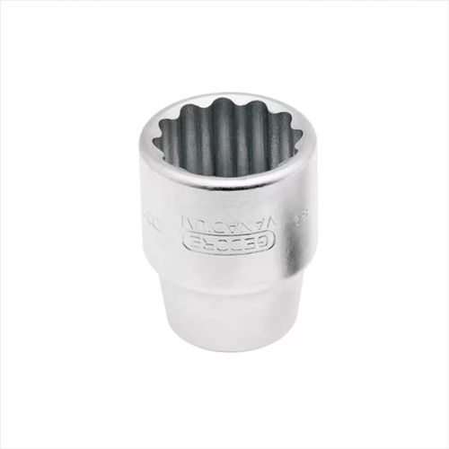 Soquete Estriado Crv Curto 28mm Encaixe 3/4 Pol 017.016 Gedo... - Mabore