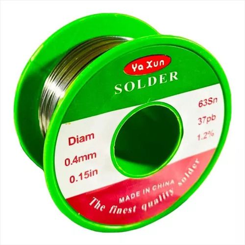 Estanho Para Solda Em Fio 0,3mm Rolo 10m Solder Yaxun - Mabore