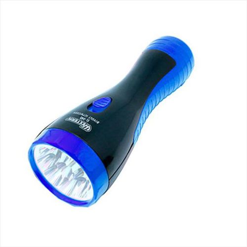 Lanterna 12 Led Recarregável Azul El-340 Western - Mabore