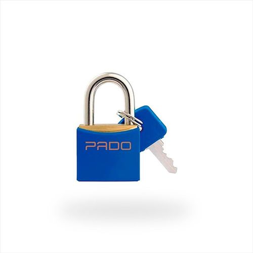 Cadeado Com Haste De Aço Azul 30mm Sm Lt-30 Pado - Mabore