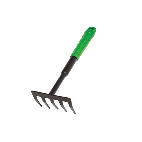 Rastelo Para Jardim Com Cabo De Plástico 5 Dentes Fj-1006 Tr... - Mabore