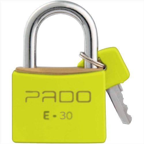 Cadeado Com Haste De Aço Amarelo 30mm Sm Lt-30 Pado - Mabore