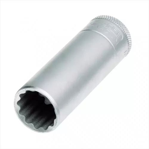 Soquete Estriado Crv Longo 16mm Encaixe 1/2 Pol 015.712 Gedo... - Mabore