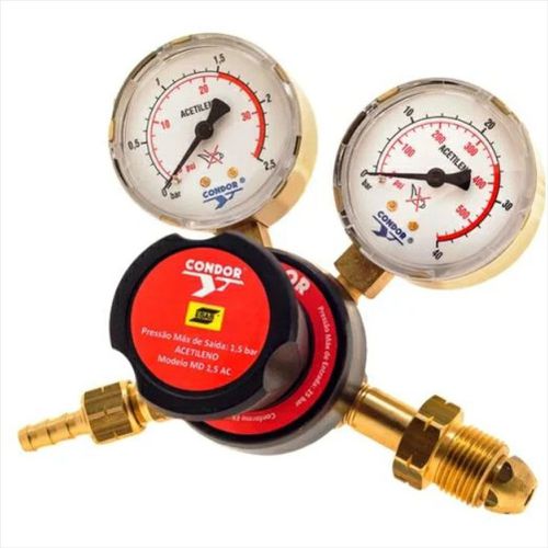 Regulador De Pressão Acetileno Mdn15-ac 407780 Condor - Mabore